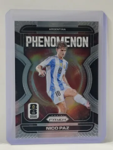 2026 Panini Prizm FIFA World Cup Phenomenon #13 Nico Paz Silver Prizm